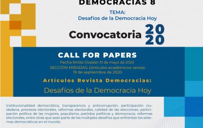 Convocatoria 2020 – Revista Democracias